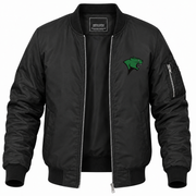Men's Chicago State Bomber Jacket | Color: Black | Front