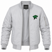 Men's Chicago State Bomber Jacket | Color: Grey | Front