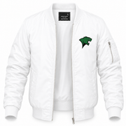 Men's Chicago State Bomber Jacket | Color: White | Front