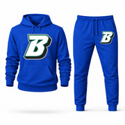 Men's Binghamton Hoodie Joggers Set - Blue digital placement mockup