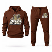 Men's Bryant Hoodie Joggers Set - Brown digital placement mockup