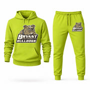 Men's Bryant Hoodie Joggers Set - Lime Green digital placement mockup
