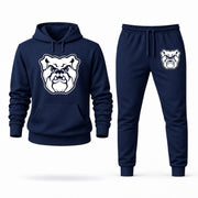 Men's Butler Hoodie Joggers Set - Navy digital placement mockup