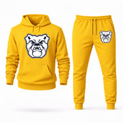 Men's Butler Hoodie Joggers Set - Yellow digital placement mockup