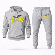 Men's Toledo Hoodie Joggers Set - Grey digital placement mockup