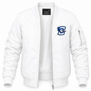 Men's Creighton Bomber Jacket | Color: White | Front