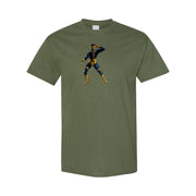 Men's Cyclops cotton T-shirt in Army Green