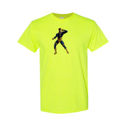 Men's Cyclops cotton T-shirt in Safety Green