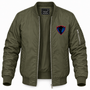 Men's DePaul Bomber Jacket | Color: Army Green | Front
