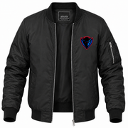 Men's DePaul Bomber Jacket | Color: Black | Front