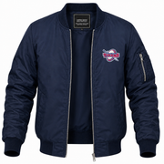 Men's Detroit Mercy Bomber Jacket | Color: Navy | Front