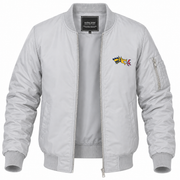 Men's Drexel Bomber Jacket | Color: Grey | Front