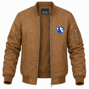 Men's Eastern Illinois Bomber Jacket | Color: Brown | Front