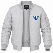 Men's Eastern Illinois Bomber Jacket | Color: Grey | Front