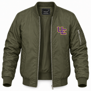 Men's Evansville Bomber Jacket | Color: Army Green | Front