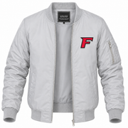 Men's Fairfield Bomber Jacket | Color: Grey | Front