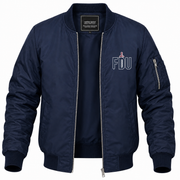 Men's Fairleigh Dickinson Bomber Jacket | Color: Navy | Front