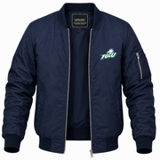Men's Florida Gulf Coast Bomber Jacket | Color: Navy | Front