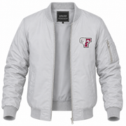Men's Fordham Bomber Jacket | Color: Grey | Front