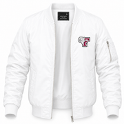Men's Fordham Bomber Jacket | Color: White | Front