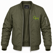 Men's George Mason Bomber Jacket | Color: Army Green | Front