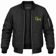 Men's George Mason Bomber Jacket | Color: Black | Front