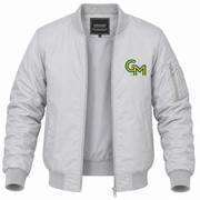 Men's George Mason Bomber Jacket | Color: Grey | Front