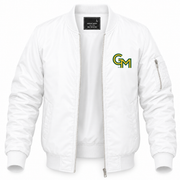 Men's George Mason Bomber Jacket | Color: White | Front