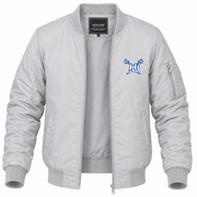 Men's Hampton Bomber Jacket | Color: Grey | Front
