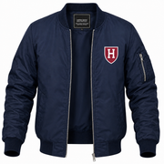 Men's Harvard Bomber Jacket | Color: Navy | Front