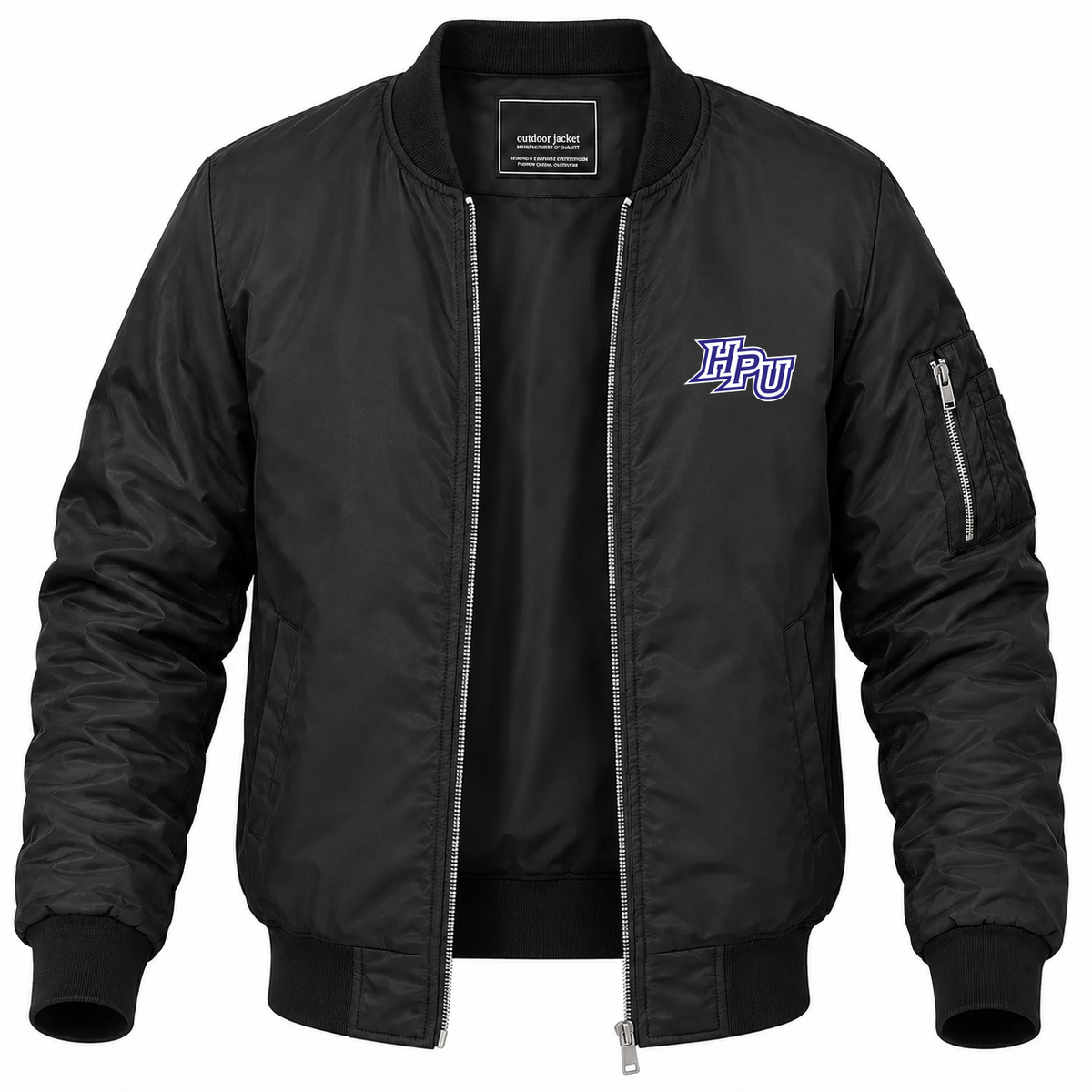 Men's High Point Bomber Jacket | Color: Black | Front