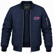 Men's Illinois Chicago Bomber Jacket | Color: Navy | Front
