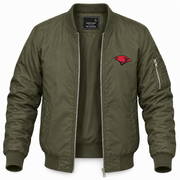 Men's Incarnate Word Bomber Jacket | Color: Army Green | Front