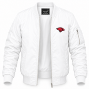 Men's Incarnate Word Bomber Jacket | Color: White | Front