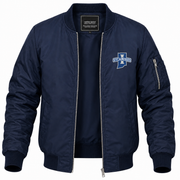Men's Indiana State Bomber Jacket | Color: Navy | Front