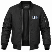 Men's Jackson State Bomber Jacket | Color: Black | Front