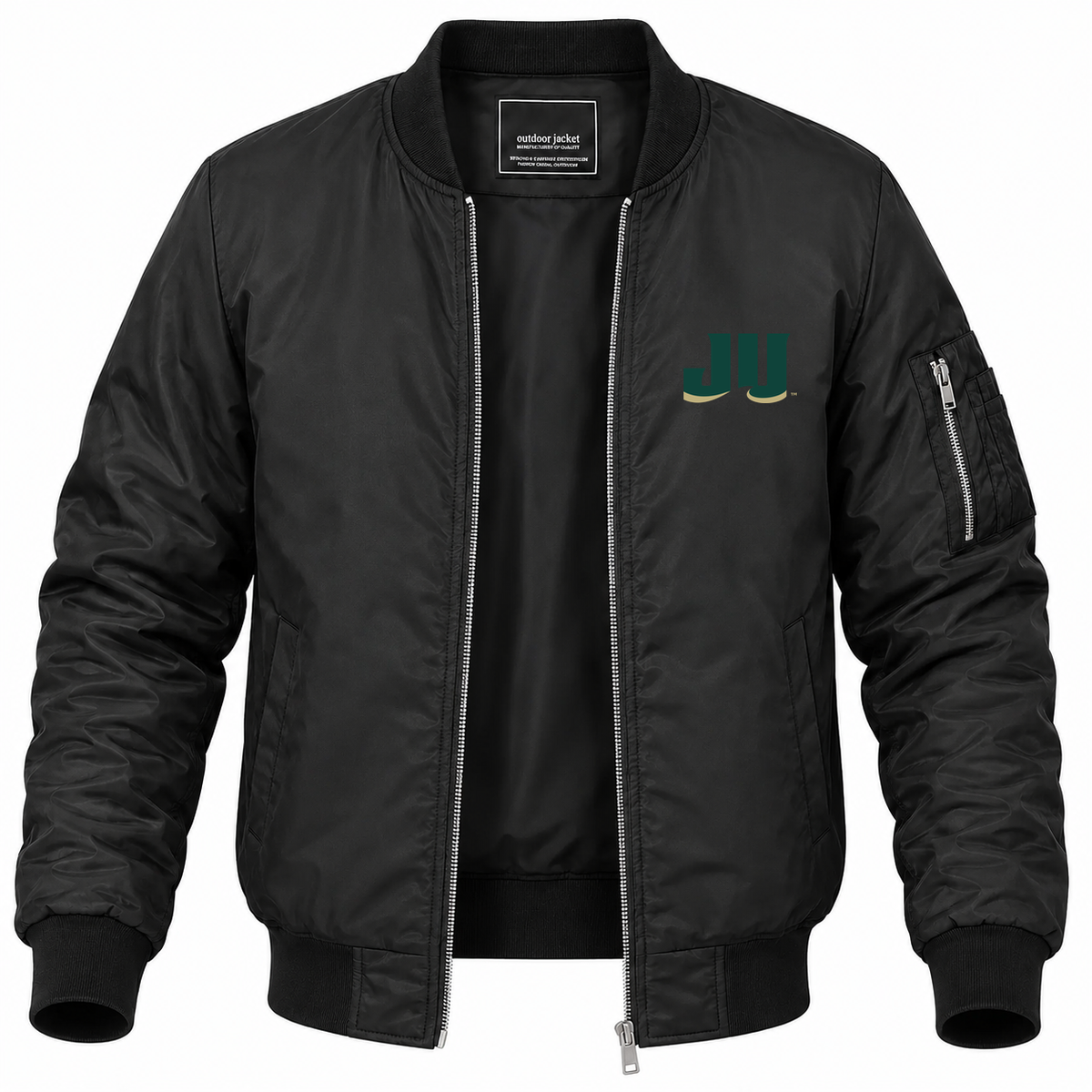Men's Jacksonville Bomber Jacket | Color: Black | Front
