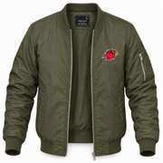 Men's Lamar Bomber Jacket | Color: Army Green | Front