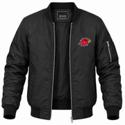 Men's Lamar Bomber Jacket | Color: Black | Front