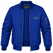 Men's Le Moyne Bomber Jacket | Color: Blue | Front