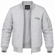Men's Le Moyne Bomber Jacket | Color: Grey | Front