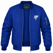 Men's Long Island Bomber Jacket | Color: Blue | Front