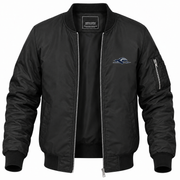 Men's Longwood Bomber Jacket | Color: Black | Front