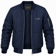 Men's Longwood Bomber Jacket | Color: Navy | Front