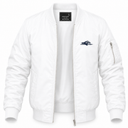 Men's Longwood Bomber Jacket | Color: White | Front