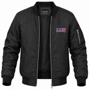 Men's Loyola Marymount Bomber Jacket | Color: Black | Front