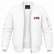 Men's Loyola Marymount Bomber Jacket | Color: White | Front