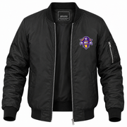 Men's LSU New Orleans Bomber Jacket | Color: Black | Front