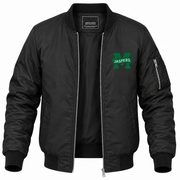 Men's Manhattan Bomber Jacket | Color: Black | Front
