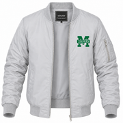 Men's Manhattan Bomber Jacket | Color: Grey | Front